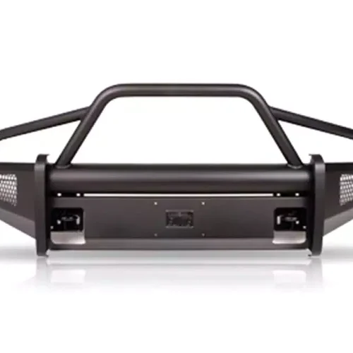 Fab Fours Black Steel Elite Pre-Runner Front Bumper