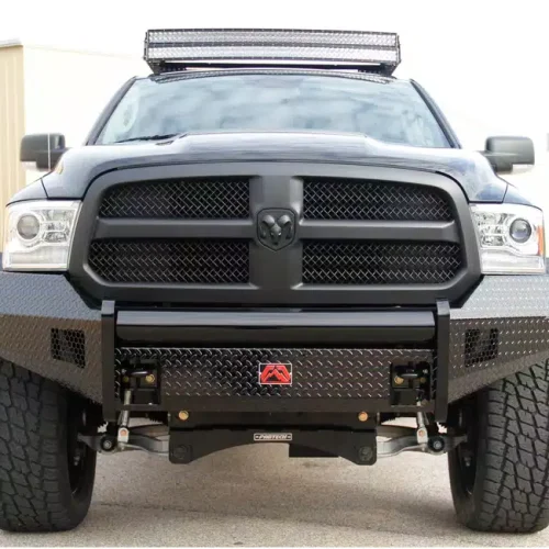 Fab Fours Black Steel Front Bumper