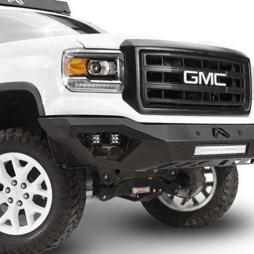 Fab Fours GS14-D3151-1 GMC Sierra 1500 2014-2015 Vengeance Front Bumper No Guard Sensor