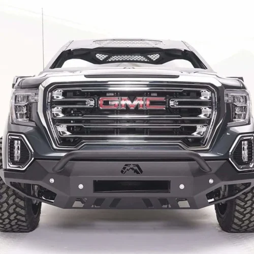 Fab Fours GS19-D6052-1 GMC Sierra 1500 2019-2021 Vengeance Front Bumper Pre-Runner Guard Sensor