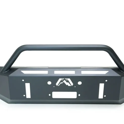 Fab Fours GS19-RS3962-1 GMC Sierra 1500 2019-2022 Red Steel Winch Front Bumper Pre-Runner Guard
