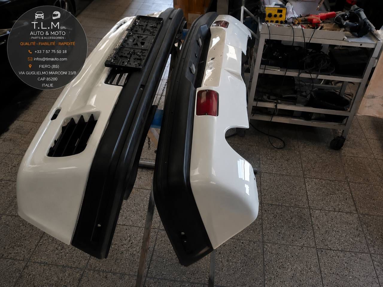 Para chicks avant + arrière Peugeot 205 GTI/CTI